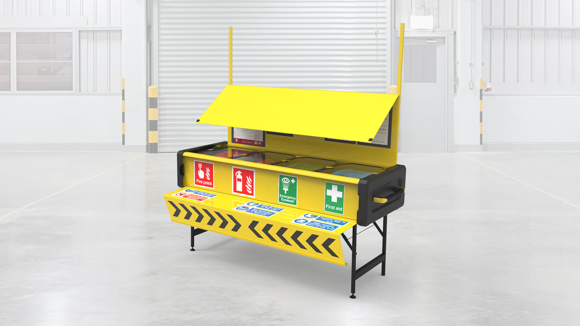 SafetyPoint Portable, Reusable Safety Stations About Safety Point